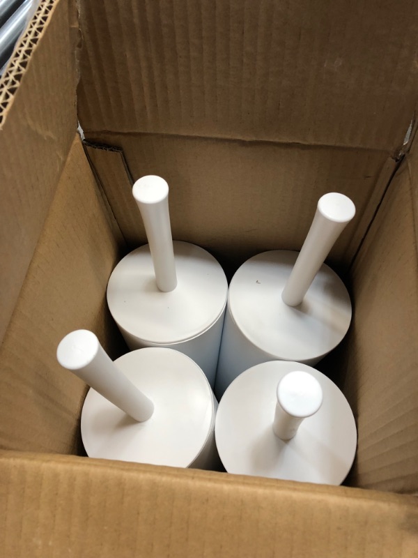 Photo 1 of AmazonCommercial Toilet Brush and Holder Set - 4-pack
