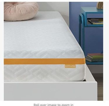 Photo 1 of *QUEEN SIZE** Simmons - Gel Memory Foam Mattress - Medium Feel, Motion Isolating, Moisture Wicking Cover, CertiPur-US Certified, 100-Night Trial(White Color)