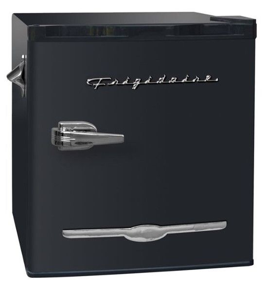 Photo 1 of *NON FUNCTIONAL* Frigidaire - Retro 1.6 Cu. Ft. Mini Fridge - Black
