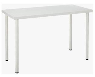 Photo 1 of IKEA Linnmon Desk with Adils Multi Purpose 47 1/4x23 5/8 Table, Top and White Legs