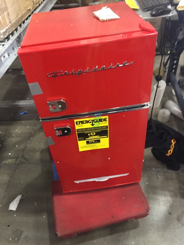 Photo 2 of Retro 3.2 Cu. Ft. Mini Fridge with Top Freezer