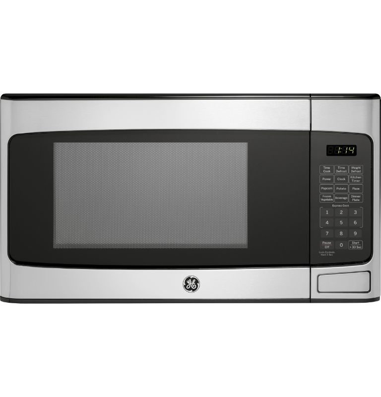 Photo 1 of JES1145SHSS 1.1 Cu. Ft. Capacity Countertop Microwave Oven with Weight and Time Defrost Convenience Cooking Controls and Instant on Controls in
