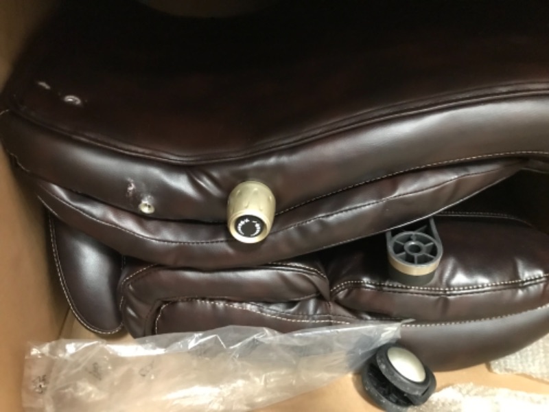 Photo 1 of **PARTS ONLY**
  AmazonBasics Big and Tall Executive Computer Desk Chair - Adjustable with Armrest
MISSING PARTS