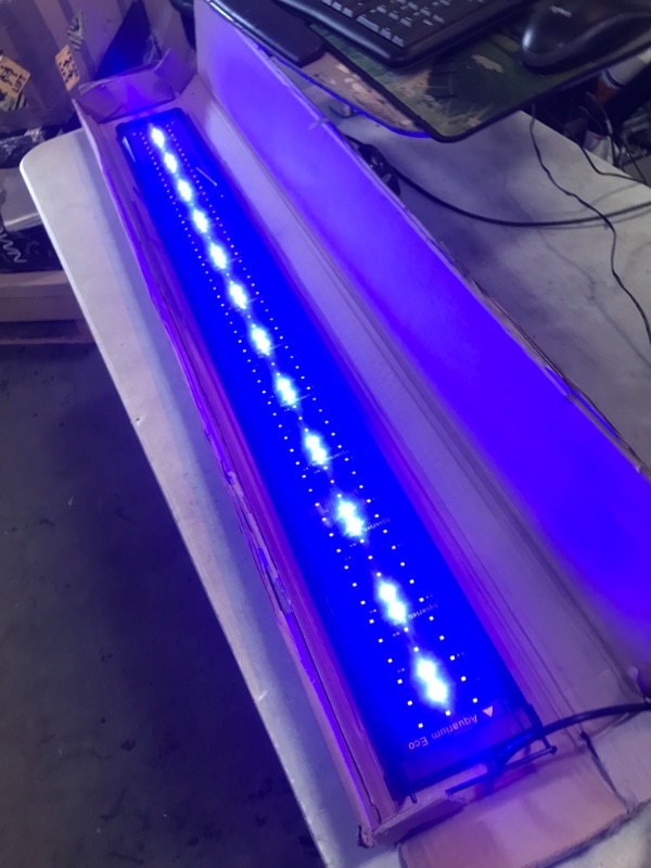 Photo 4 of NICREW ClassicLED Aquarium Light, Fish Tank Light with Extendable Brackets, White and Blue LEDs
