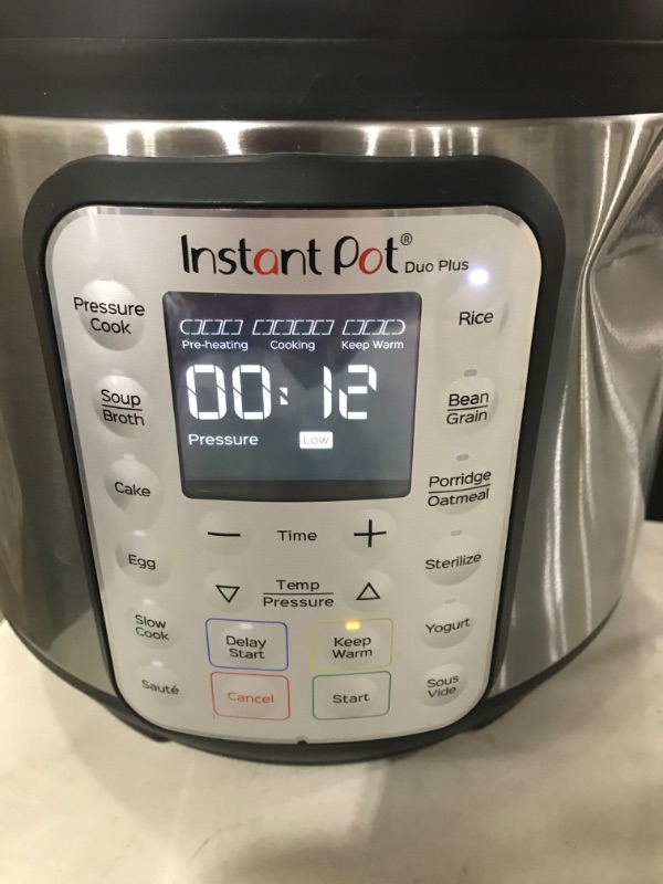 Photo 5 of TESTED WORKS** DENTED ON ONE SIDE***
Instant Pot Duo Plus 6 Quart 9-in-1 Electric Pressure Cooker, Slow Cooker, Rice Cooker, Steamer, Sauté, Yogurt Maker, Warmer & Sterilizer, 15 One-Touch Programs,Stainless Steel/Black
