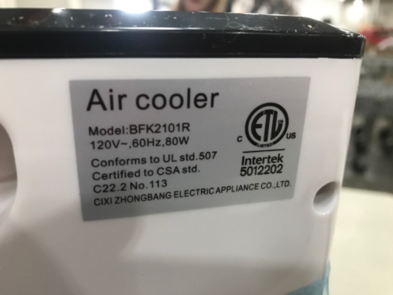 Photo 3 of TESTED WORKS***
BREEZEWELL 2-in-1 Evaporative Air Cooler, Cooling Fan, Swamp Cooler w/ 3 Wind Speeds, 4 Modes w/Cooling&Humidification, 20ft Remote, 40° Oscillation, 8-Hour Timer, Low Noise for Home & Office, 32-In
