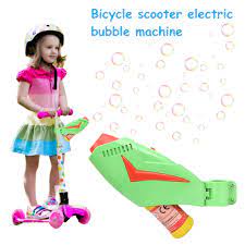 Photo 1 of Electric Bubble Machine Bicycle Scooter Outdoor Blowing Toy