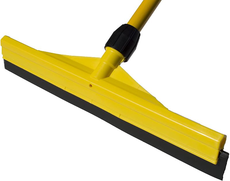 Photo 1 of Nine Forty Commercial | Industrial All Purpose Scratch Resistant Rubber Blade Garage Floor Squeegee with 56" Long Handle | Made in USA (24 Inch)
