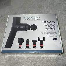 Photo 1 of  Iconic Fitness Percussion Muscle Massager 6 Speed 4 Heads Lightweight