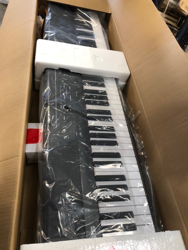 Photo 2 of Digital Piano Bundle - Electric Keyboard with 88 Semi Weighted Keys, Built-In Speakers, 5 Voices and Sustain Pedal – Alesis Recital and M-Audio SP-2
