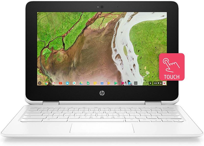 Photo 1 of HP 2-in-1 Convertible Chromebook 11.6 HD IPS Touchscreen, Intel Celeron N3350 Processor, 4GB Ram 32GB SSD, Intel HD Graphics, Wi
