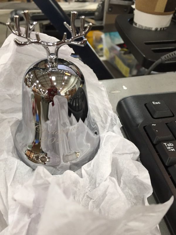 Photo 2 of 2021 Annual Christmas Bell,Silver Bell Ornament for Christmas Decorations