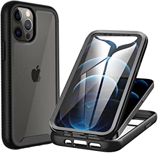 Photo 1 of 3 CENHUFO for iPhone 12 Pro Max Case, with Built-in Screen Protector Military Shockproof Clear Cover 360° Full Body