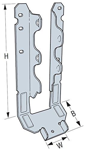 Photo 1 of 14ct Simpson Strong-Tie LRUZ ZMAX Galvanized Slopeable Light Rafter U Hanger for 2x6 Nominal Lumber