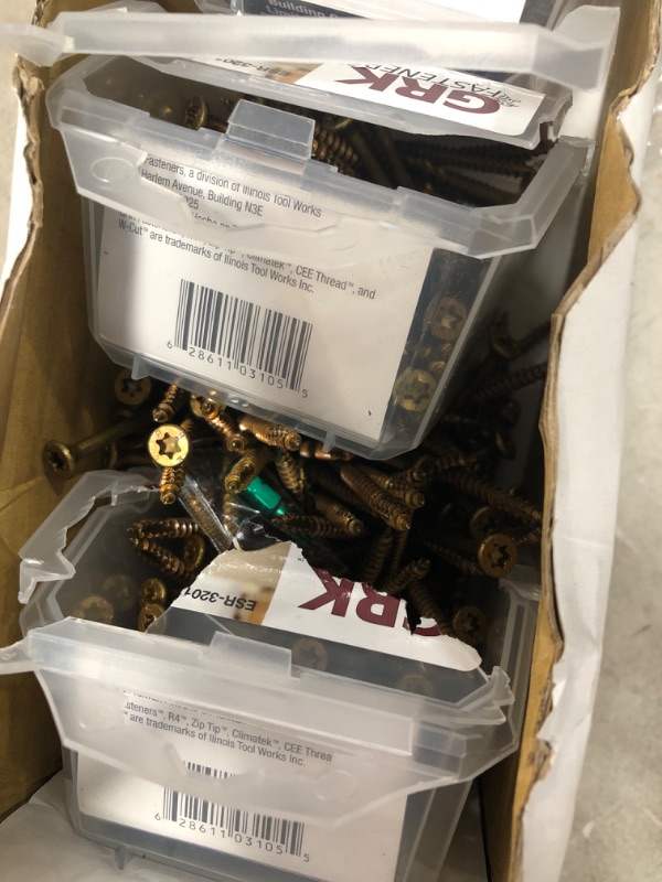 Photo 2 of **SET OF 3 CASES**GRK Fasteners
#9 x 3-1/8 in. Star Drive Bugle Head R4 Multi-Purpose Wood Screw (80-Pack)