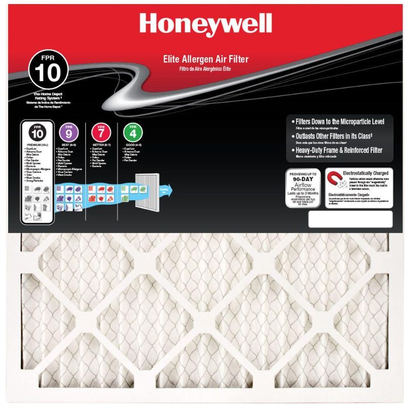 Photo 1 of **LITE BENDS**Honeywell 14 X 14 X 1 Elite Allergen Pleated MERV 13 - FPR 10 Air Filter
