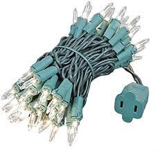 Photo 1 of 3 PACK Home Accents Holiday Christmas 50 Mini Lights Clear String Green Wire 10 ft 2 in 
