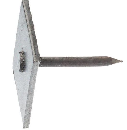 Photo 1 of **MISSING SOME**Grip-Rite
#12 x 1-3/4 in. Metal Square Cap Roofing Nails (3 lb.-Pack)