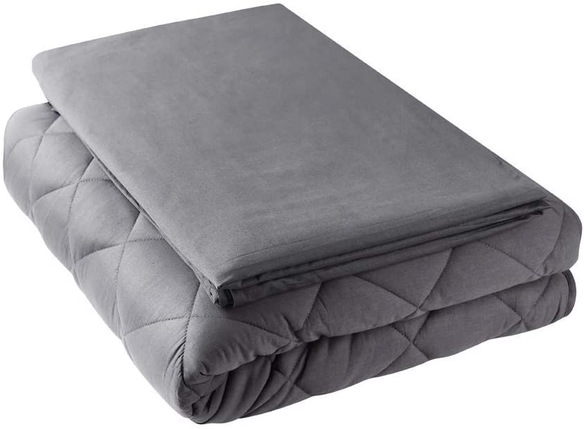 Photo 1 of **MISSING BLANKET***COVER ONLY**Hypnoser Weighted Blanket 17 Pounds King Size with Cotton Duvet Cover (78"x85", 17 lbs)
