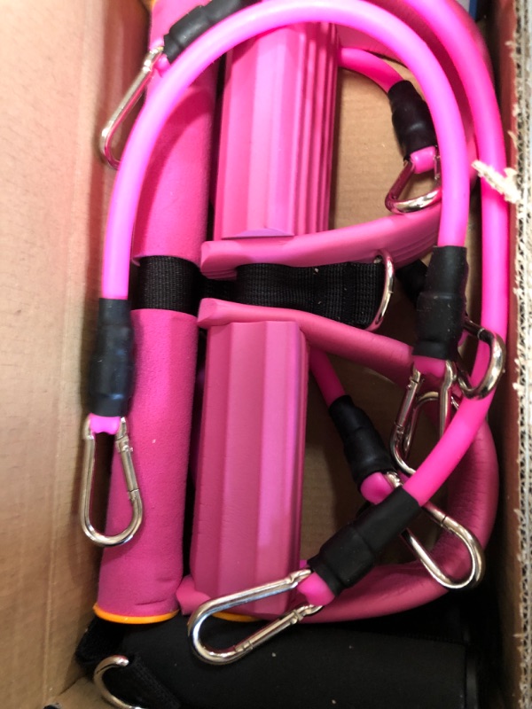 Photo 2 of **MISSING PARTS**calliven Resistance Fitness Bands, 6-Tube Pedal Puller Resistance Band, 5 Resistance Loop Exercise Bands with Instruction Guide and Carry Bag, for Abdomen...
