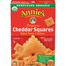 Photo 1 of **SET OF 7***Annie's Organic Cheddar Squares Baked Snack Crackers, 11.25 Oz**SOLD AS IS**
