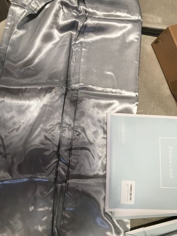 Photo 2 of ***SET OF 2**MR&HM Satin Pillowcase for Hair and Skin, Silk Satin Pillowcase 2 Pack, Queen Size Pillow Cases Set of 2, Silky Pillow Cover with Envelope Closure...
