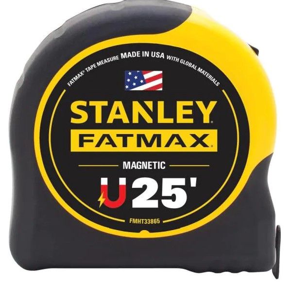 Photo 1 of **DAMAGED BUTTON**Stanley
25 ft. FATMAX Magnetic Tape Measure
