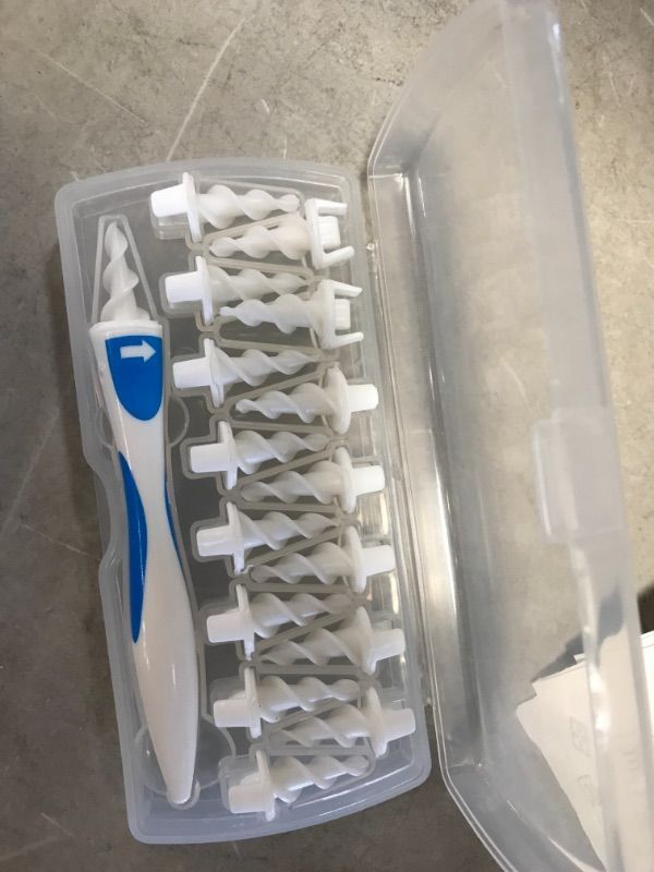 Photo 1 of **SET OF 2**Ear Wax Removal Tool, Smart Spiral Swab Q Grips Ear Cleaning Soft Silicone Remover Tool + 16 Replacements
