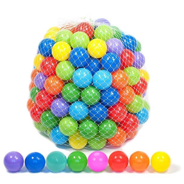 Photo 1 of bag of small play-pin balls (Unknown Brand // Amount) 