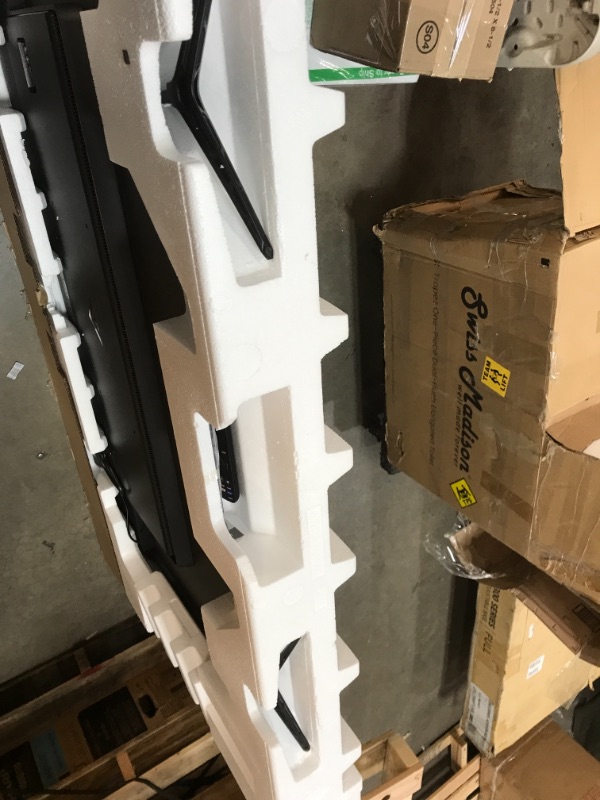 Photo 1 of VIZIO 65-Inch V-Series 4K UHD LED HDR Smart TV with Apple AirPlay and Chromecast Built-in, Dolby Vision, HDR10+, HDMI 2.1, Auto Game Mode and Low Latency Gaming, V655-J09, 2021 Model
- Minor cosmetic damaged from shipping (Top of screen has lines - TV scr