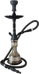 Photo 1 of 22" Pharaoh's Nysa Hookah Set (Smoke)  ***MISSING BOWL***
