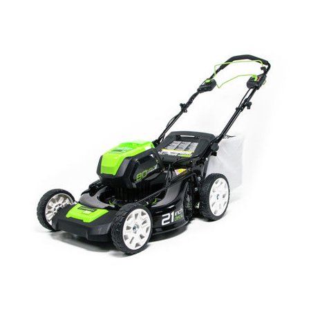 Photo 1 of "Greenworks 2502402TNVAZ 80V 21" Cordless Self-Propelled Lawn Mower - Bare Tool"
