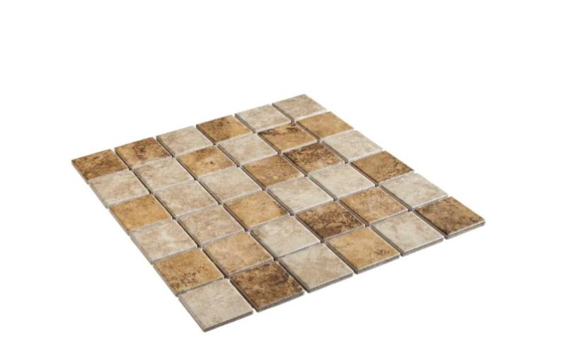 Photo 1 of **2 CASES**

Hover Image to Zoom
Rio Mesa Desert Sand 12 in. x 12 in. x 6 mm Ceramic Mosaic Floor and Wall Tile (1 sq. ft./Each)