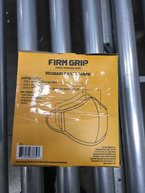 Photo 2 of FIRM GRIP Reusable Face Mask (32Pack)