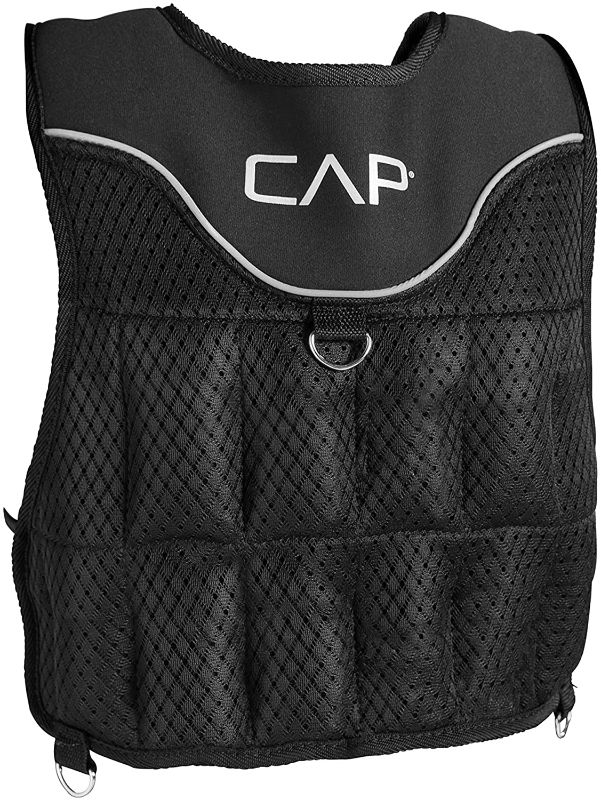 Photo 1 of CAP Barbell (HHWV-CB020C) Adjustable Weighted Vest, 20-Pound
