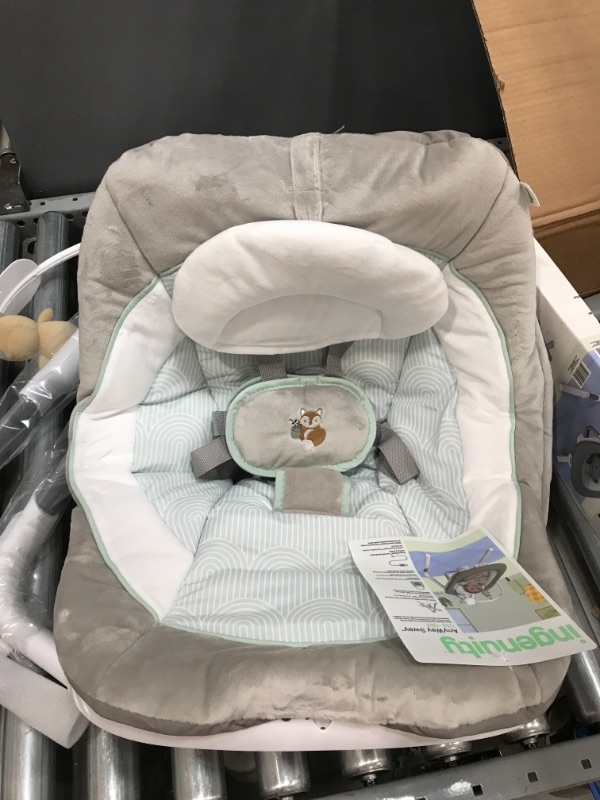 Photo 1 of Ingenuity Anyway Sway 5-Speed Multi-Direction Portable Baby Swing with Vibrations - Ray, 0-9 Months

