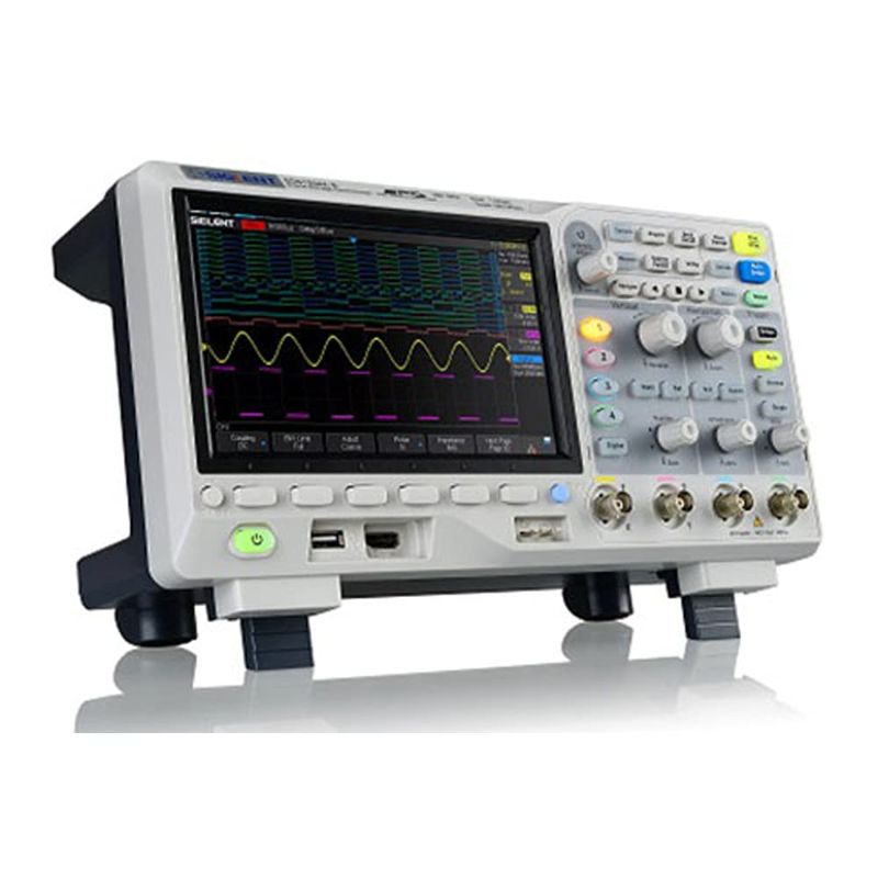 Photo 1 of Siglent SDS1104X-E 100Mhz digital oscilloscope 4 channels standard decoder
