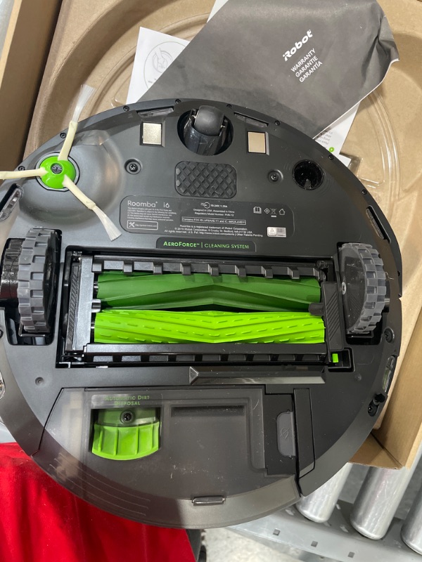 Photo 3 of iRobot Roomba i6+ (6550) Robot Vacuum with Automatic Dirt Disposal-Empties Itself for up to 60 Days, Wi-Fi Connected, Works with Alexa, Carpets, + Smart Mapping Upgrade - Clean & Schedule by Room
