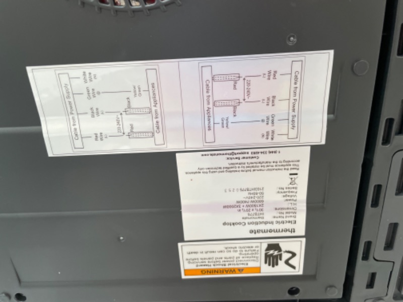 Photo 5 of Electric Cooktop, thermomate 30 Inch Built-in Induction Stove Top, 240V Electric Smoothtop with 5 Boost Burner, 9 Heating Level, Timer & Kid Safety Lock, Sensor Touch Control & Keep Warm Function
