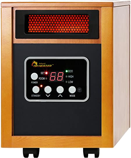 Photo 1 of Dr Infrared Heater Portable Space Heater, 1500-Watt
