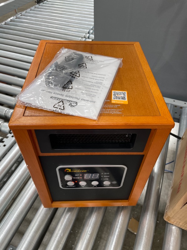 Photo 3 of Dr Infrared Heater Portable Space Heater, 1500-Watt
