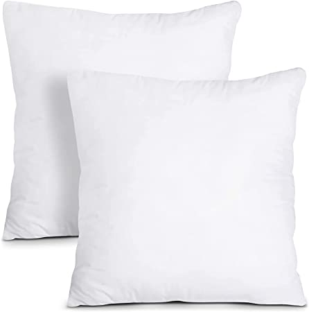 Photo 1 of Utopia Bedding Throw Pillows Insert (Pack of 2, White) - 14 x 14 Inches Bed and Couch Pillows - Indoor Decorative Pillows
