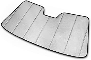 Photo 1 of Autotech Park Foldable Sunshade Compatible with 2018-2021 Tesla Model 3, Custom-fit Windshield Sun Shade
