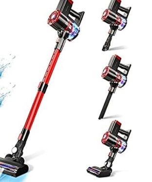 Photo 1 of Cordless Vacuum Cleaner, 180W Powerful Suction Stick Vacuum with 35min Long Runtime Detachable Battery