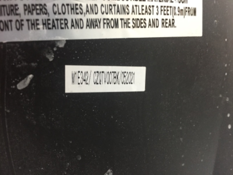 Photo 1 of 1500-Watt Electric Quartz Infrared Radiant Tower Heater
COMFORT ZONE