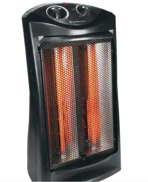 Photo 1 of 1500-Watt Electric Quartz Infrared Radiant Tower Heater
COMFORT ZONE