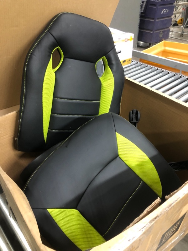 Photo 2 of Amazon Basics Racing/Gaming Style Office Chair - Green
