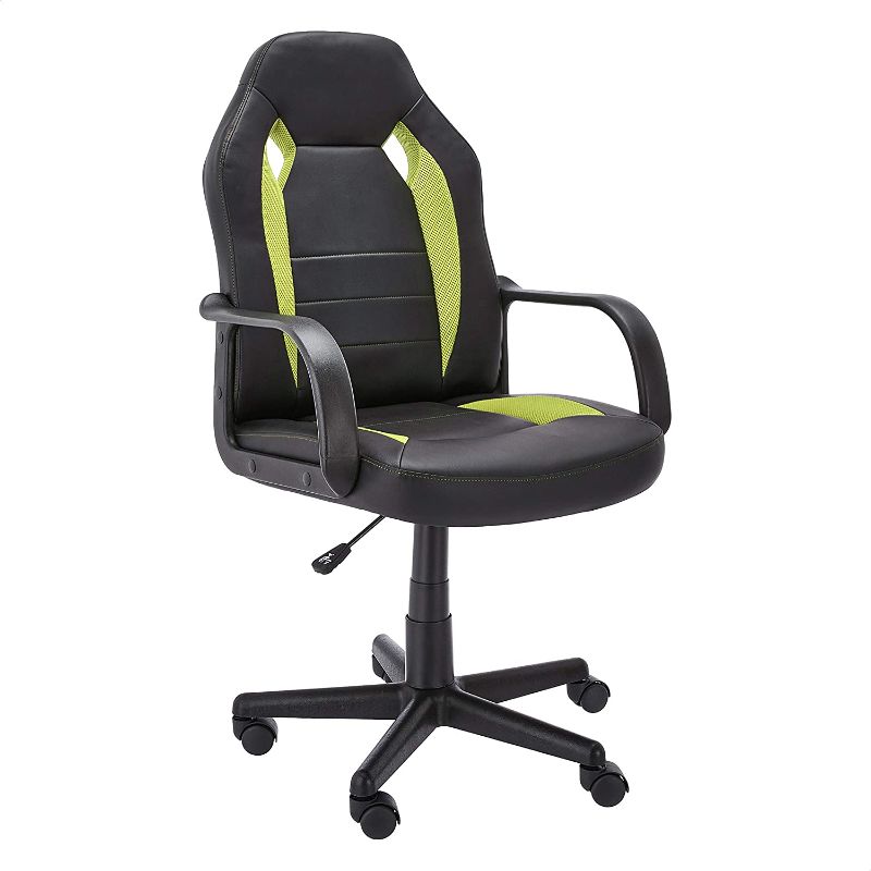 Photo 1 of Amazon Basics Racing/Gaming Style Office Chair - Green
