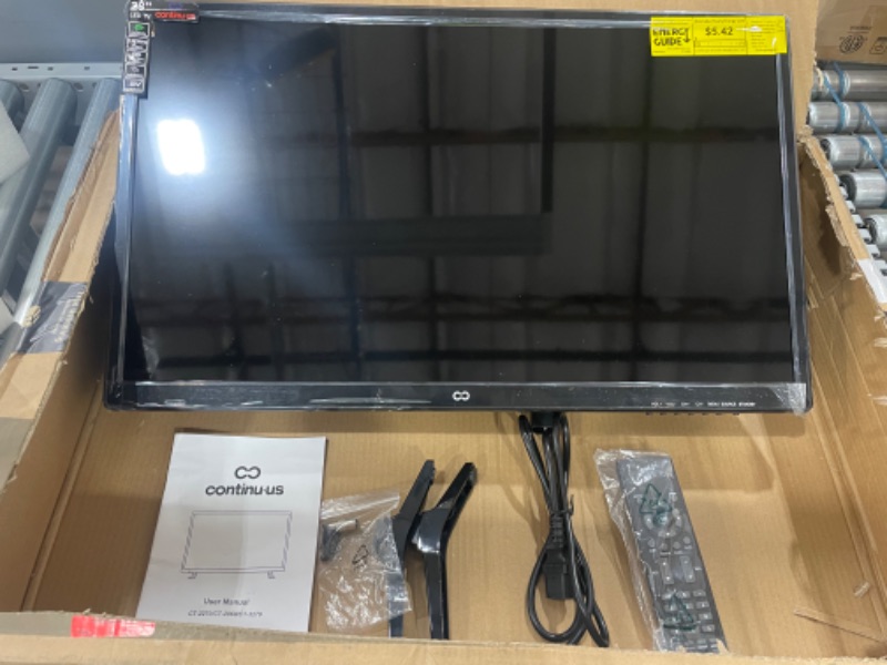 Photo 3 of 28” LED HDTV by Continu.us | CT-2860 High Definition Television 720p 60Hz TV, Lightweight and Slim Design, VGA/HDMI/USB Inputs, VESA Wall Mount Compatible.
