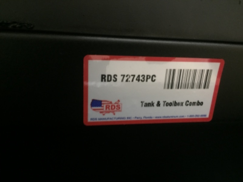 Photo 7 of  Black RDS Fuel Transfer/Auxiliary Tank/Toolbox Combo with 8 Gpm Pump - 60-Gal. Capacity 